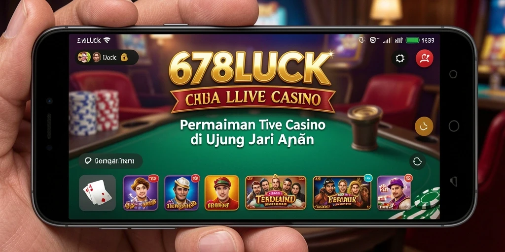 Tampilan gameplay Live Casino yang menarik di aplikasi 678LUCK.