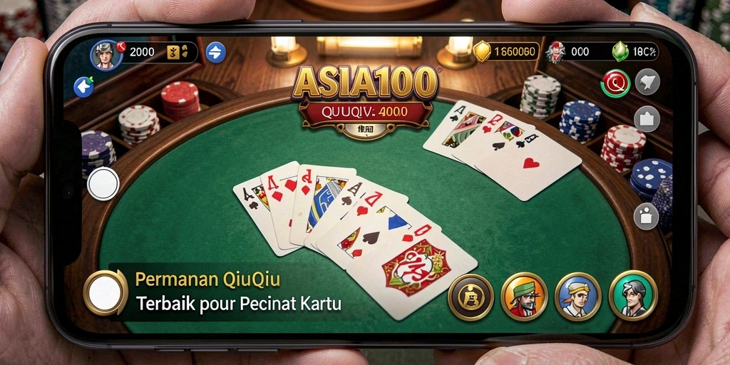 Tampilan gameplay QiuQiu yang intens dan seru.