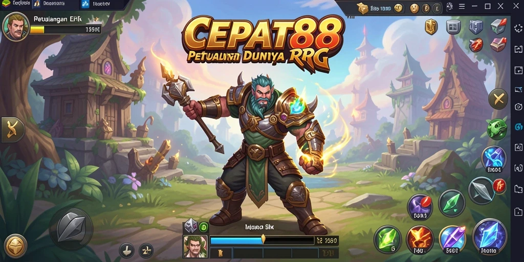 Tampilan gameplay seru dan menegangkan di CEPAT88.
