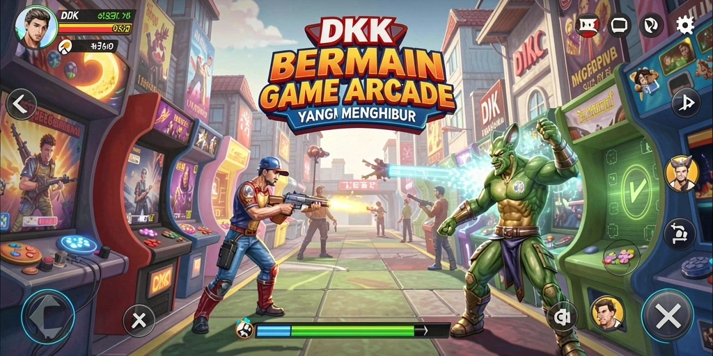 Screenshot gameplay DKK yang menampilkan aksi seru dalam permainan Arcade.