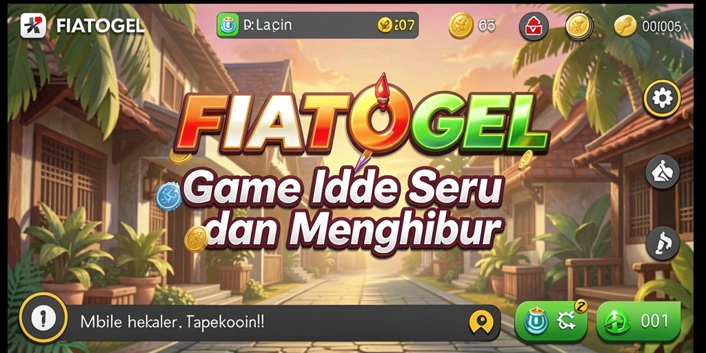 Screenshot gameplay FIATOGEL menampilkan aksi seru dalam game Idle.