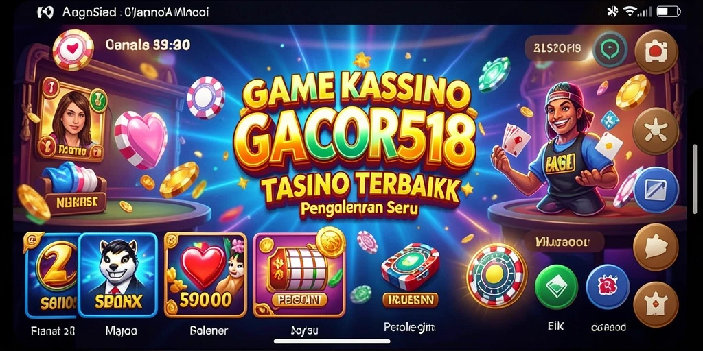 Screenshot GACOR518 menampilkan grafis permainan Kasino yang menakjubkan.