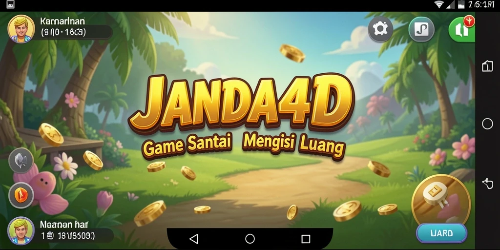 Tampilan menarik dari gameplay JANDA4D yang seru.