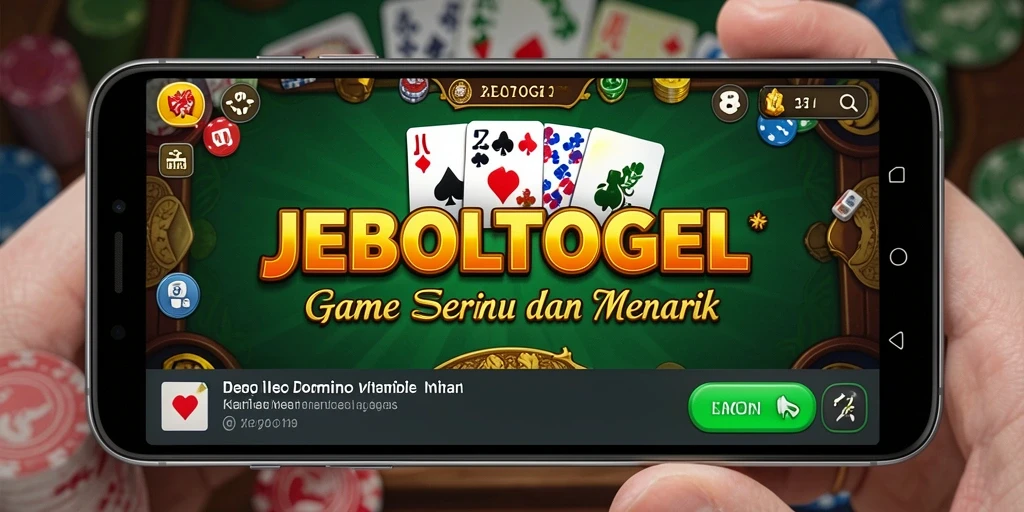 Tampilan gameplay seru JEBOLTOGEL dalam permainan Domino.