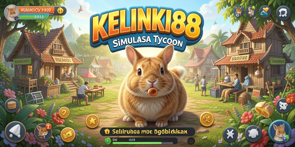 Screenshot gameplay KELINCI88 memperlihatkan keseruan manajemen usaha kelinci.