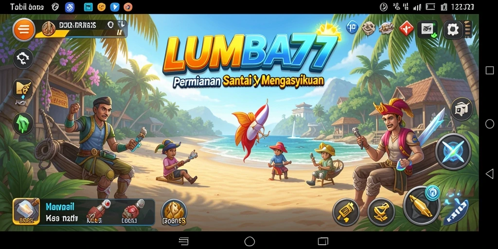 Screenshot LUMBA77 menampilkan aksi seru dalam gameplay Casual.