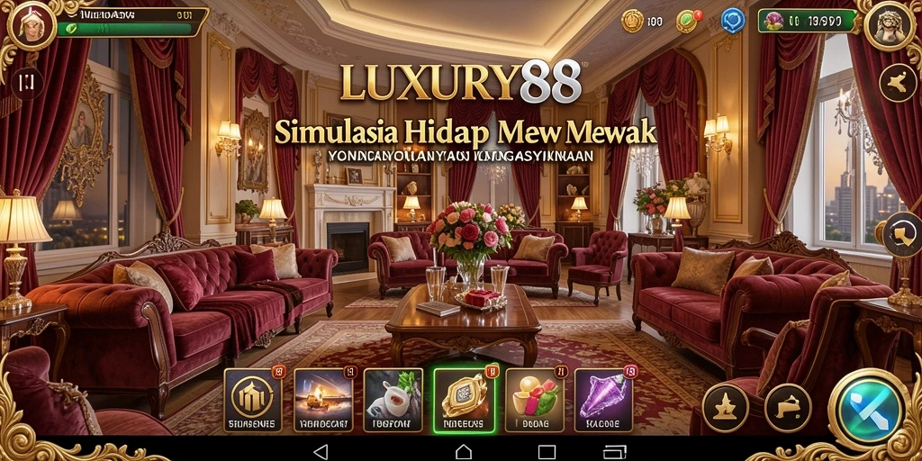 Tampilan gameplay menarik dari LUXURY88 yang penuh dengan kemewahan.