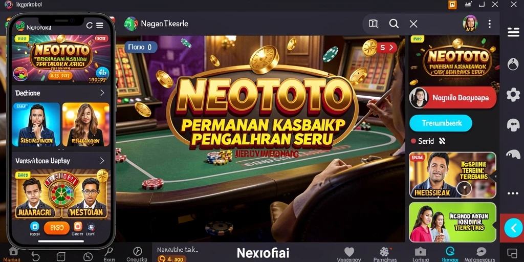 Tampilan gameplay menarik dari NEOTOTO yang penuh aksi kasino.