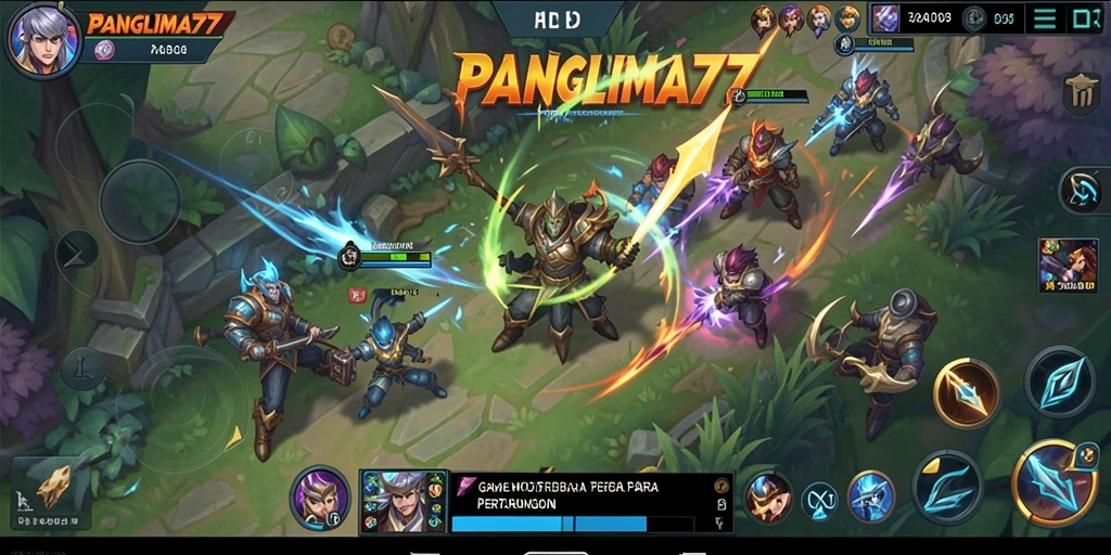 Gameplay seru dan intens di <strong>PANGLIMA77</strong>, siap tantangan MOBA!