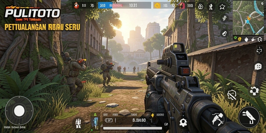 Tampilan aksi dari gameplay PULITOTO yang penuh strategi.
