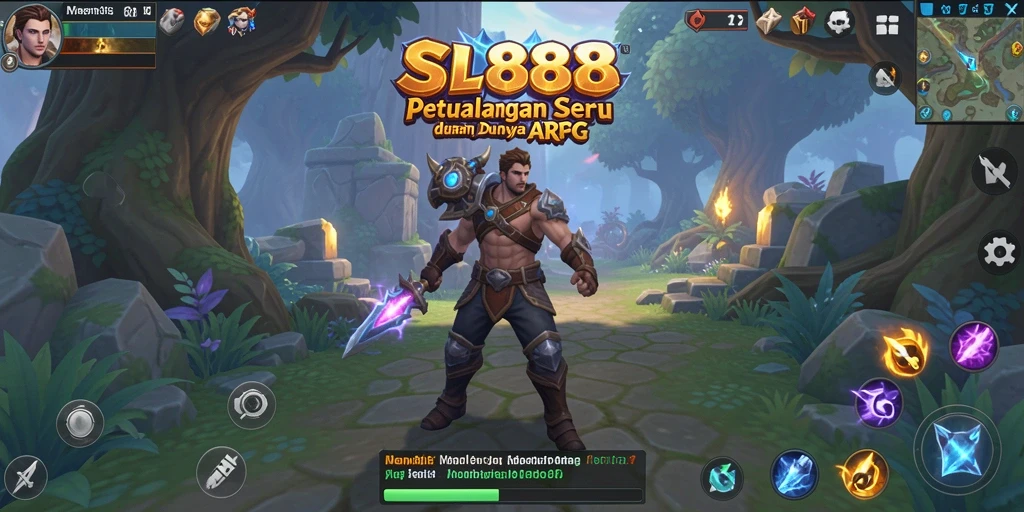 Gameplay menegangkan dalam dunia fantasi SL888 ARPG.
