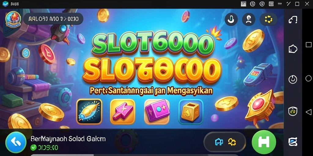 Tampilan gameplay SLOT6000 yang seru dan menghibur.