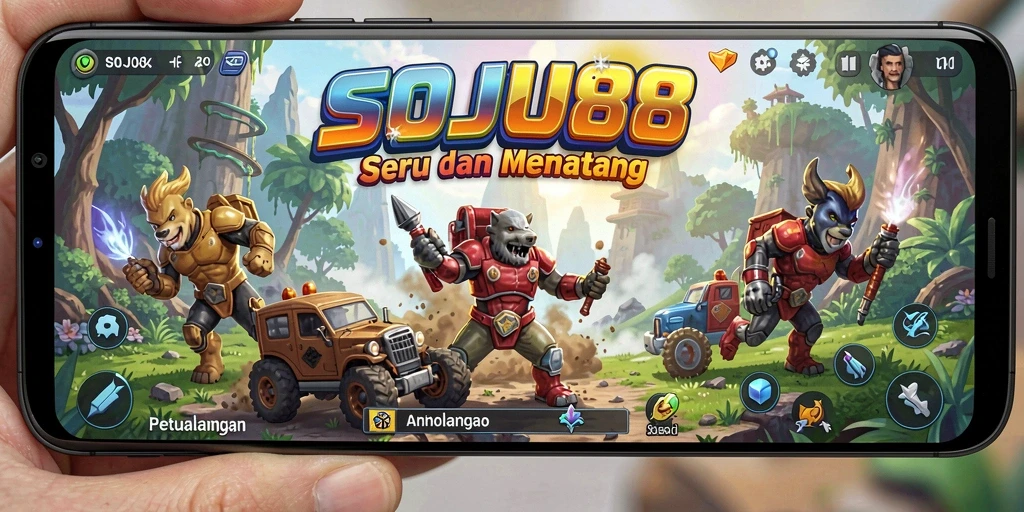 Screenshot dari gameplay SOJU88 menampilkan petualangan yang mendebarkan.