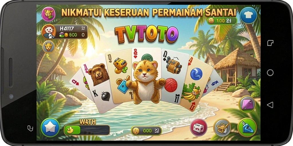 Tampilan gameplay menarik dari TVTOTO yang membuat para pemain betah.