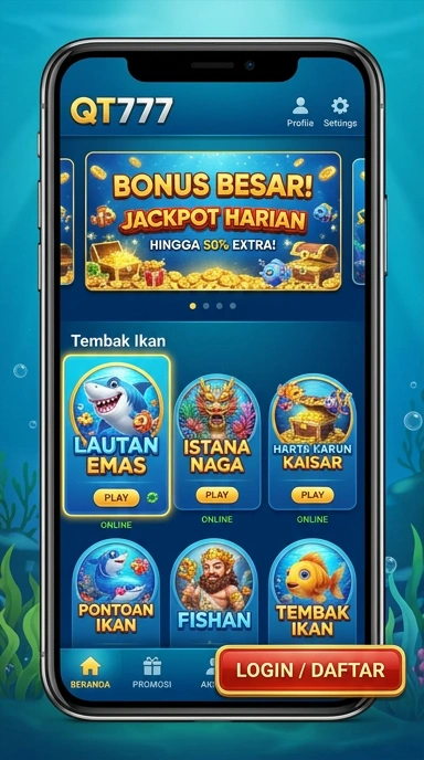 Screenshot daftar aplikasi terbaru di qt777.